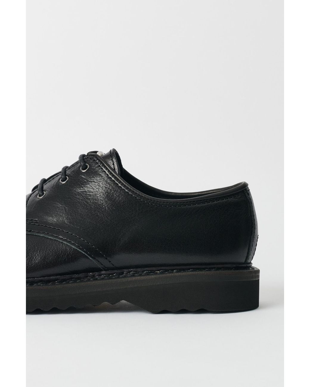Our Legacy Black Trampler Chunky Derby Shoes for men