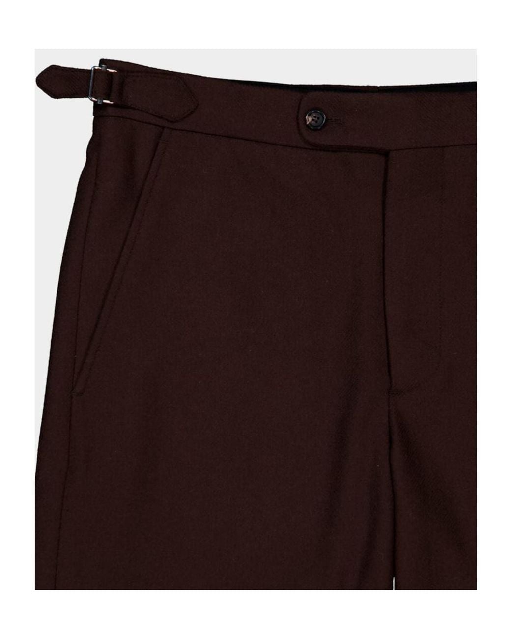 Bode Brown Bramble Side Buckle Straight-Leg Trousers for men