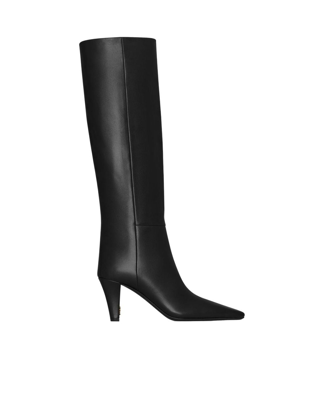 Saint Laurent Black Jill Pointed Toe Boots