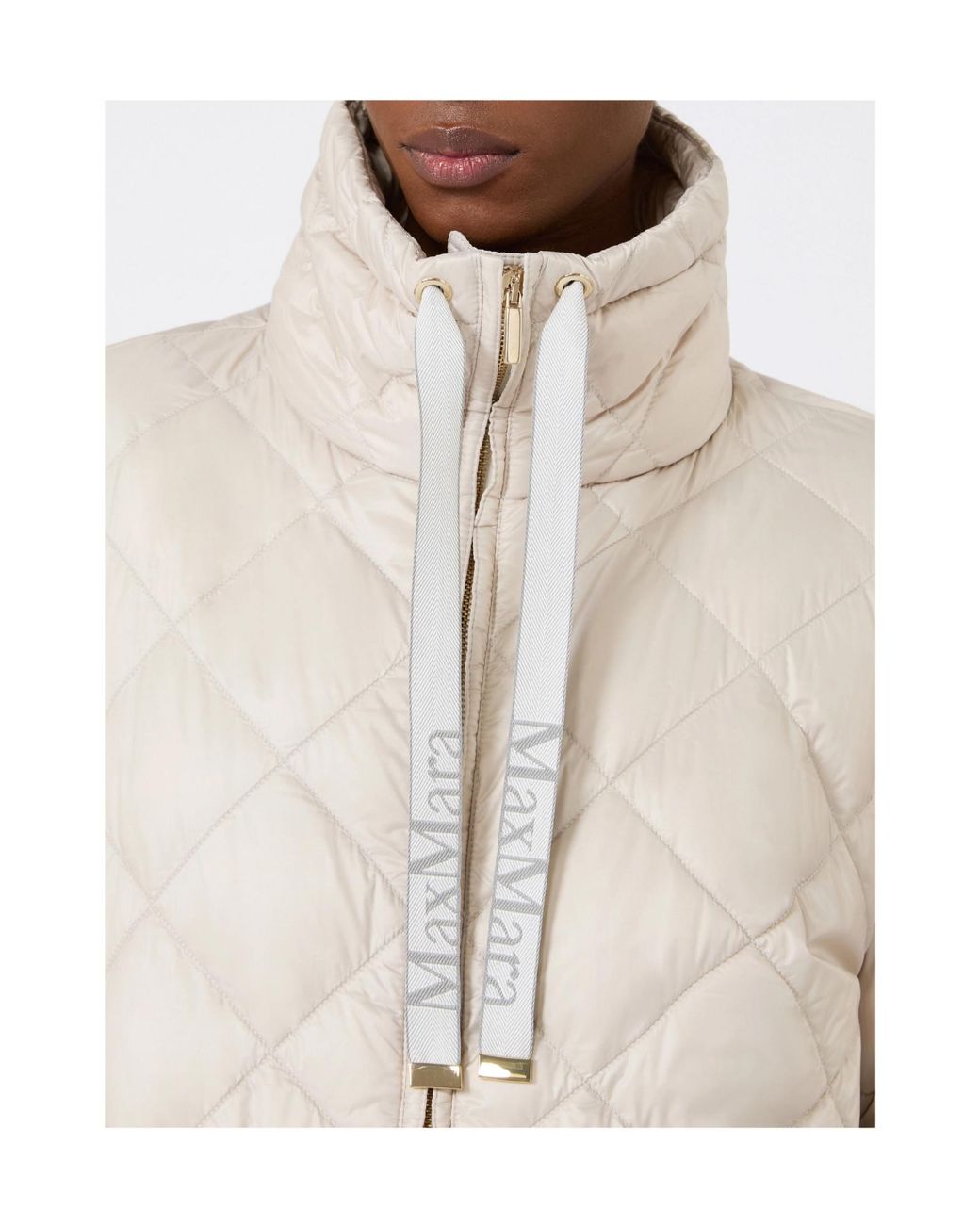 Max Mara Natural The Cube Mtcpisoft Quilted Down Jacket