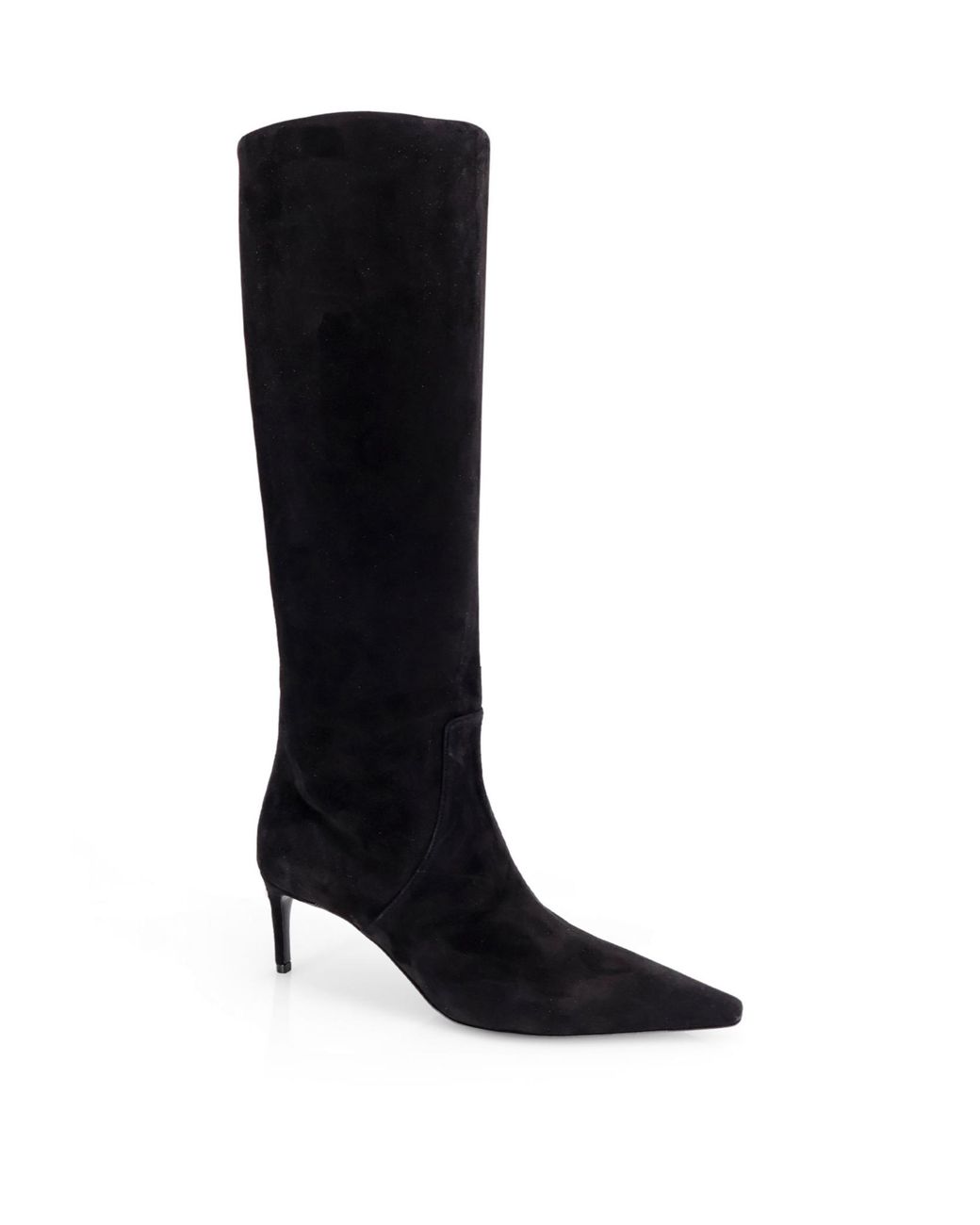 Dolce & Gabbana Black Pointed Toe Boots