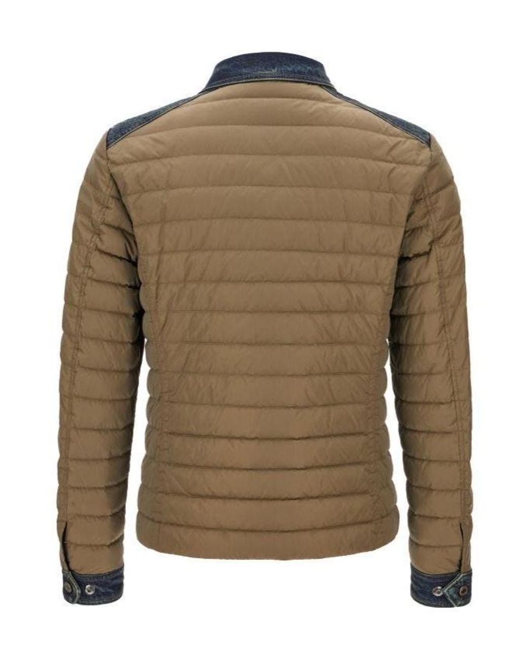 Moorer Blue Crespi-04Y Quilted Jacket for men