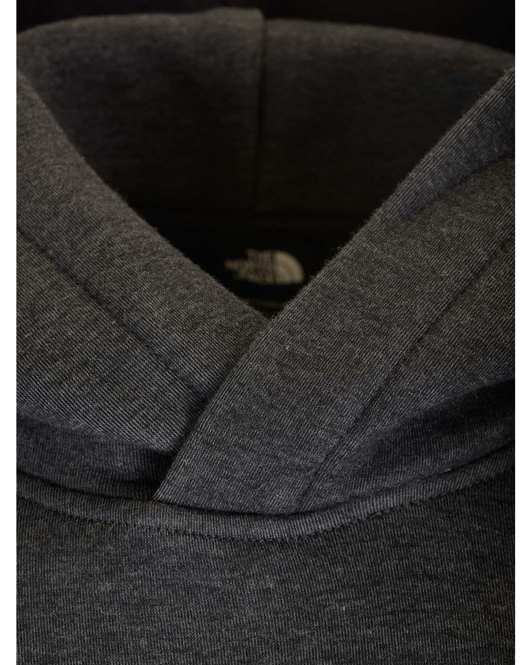 The North Face Gray Logo Detailed Long-Sleeved Hoodie for men