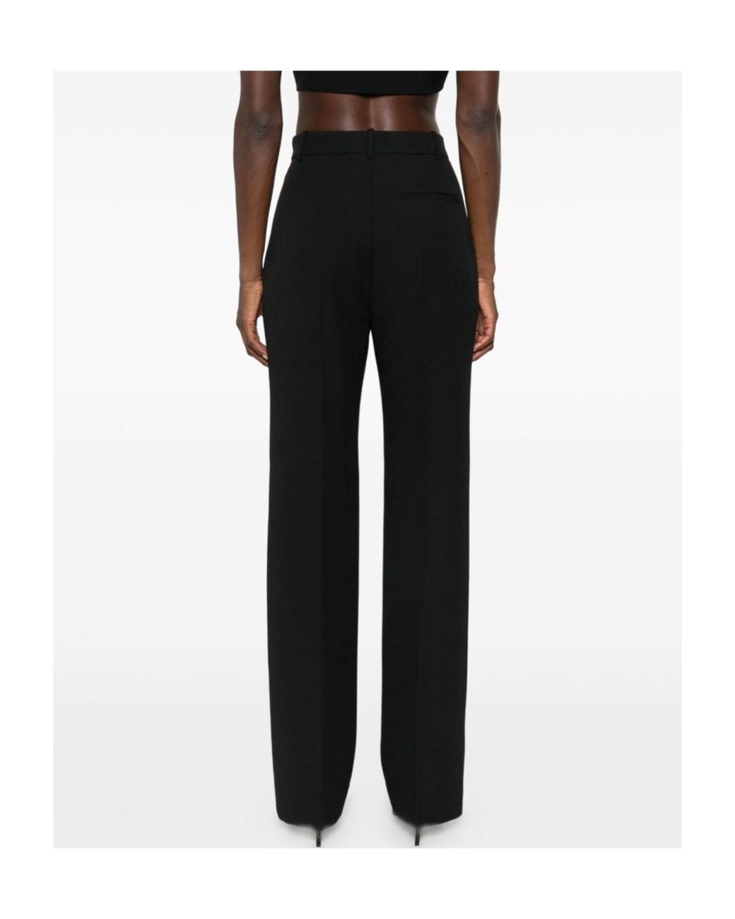 Pinko Black Belt Loop Trousers