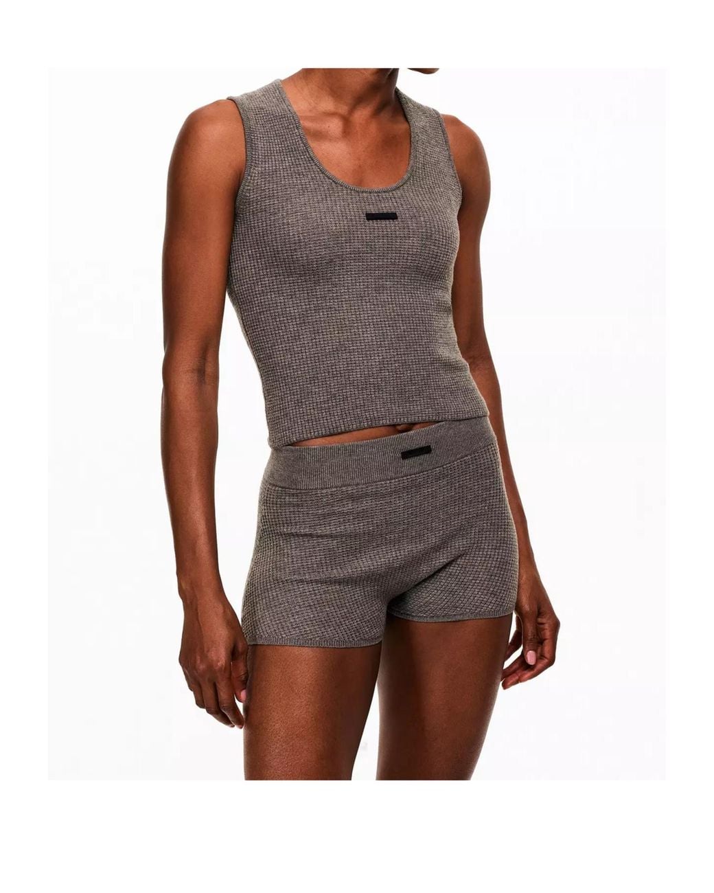 Fear Of God Brown Waffle Tank Vest