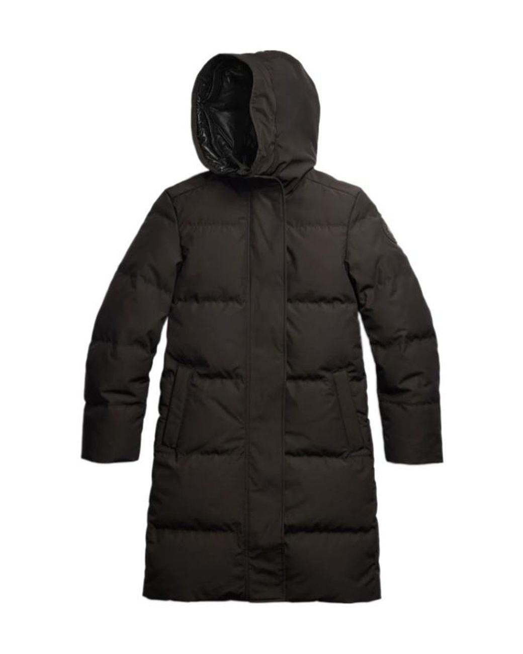 Canada Goose Black Louise Parka Tonal Disc
