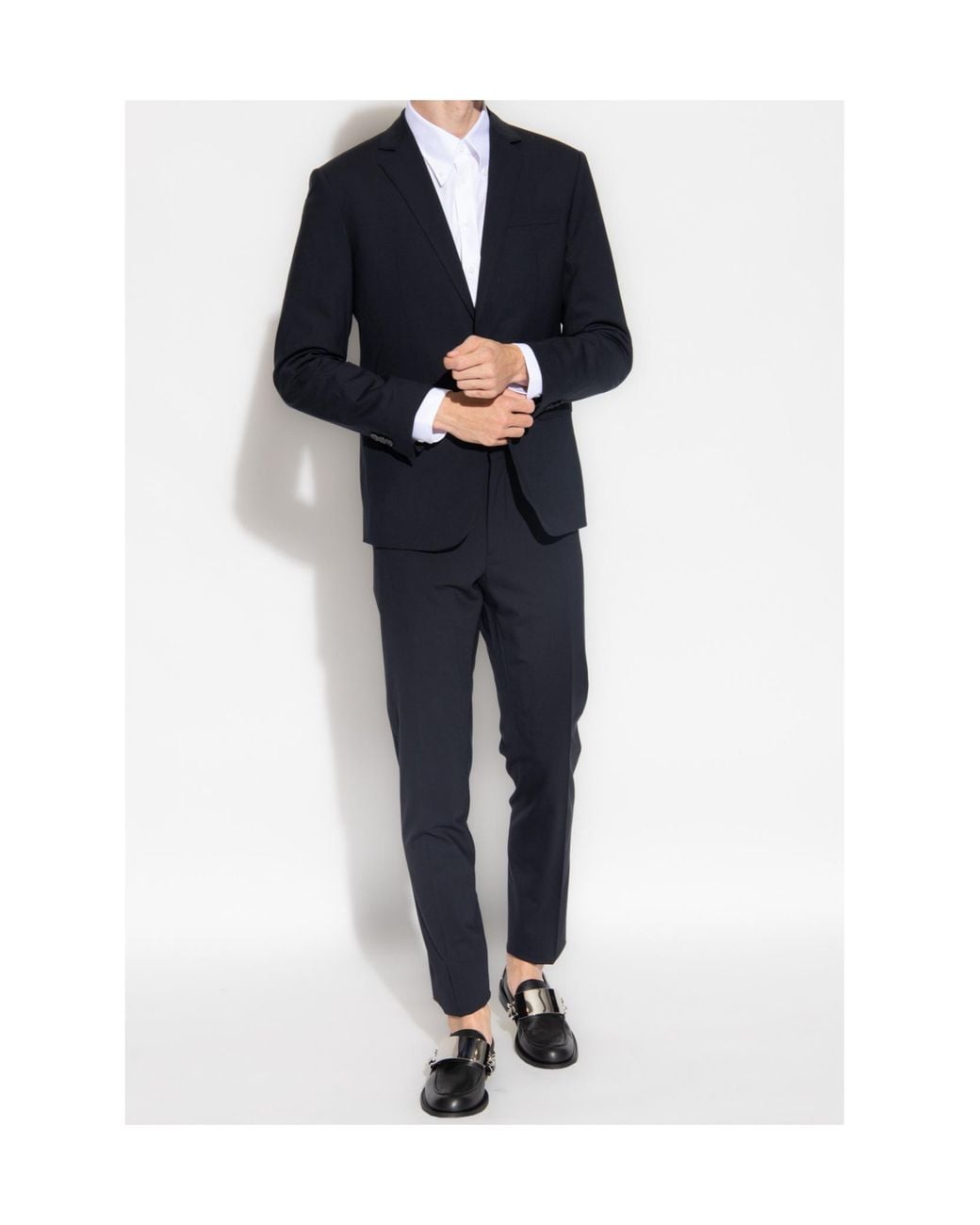 DSquared² Blue Single-Breasted Two-Piece Tailored Suit for men