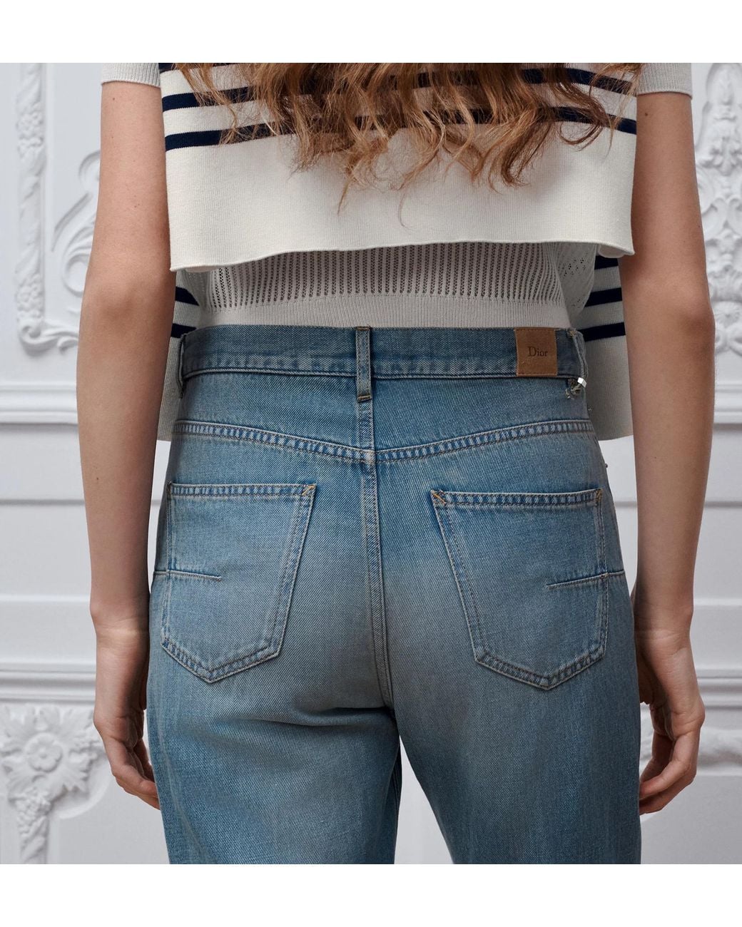 Dior Blue Iviera Flared Jeans