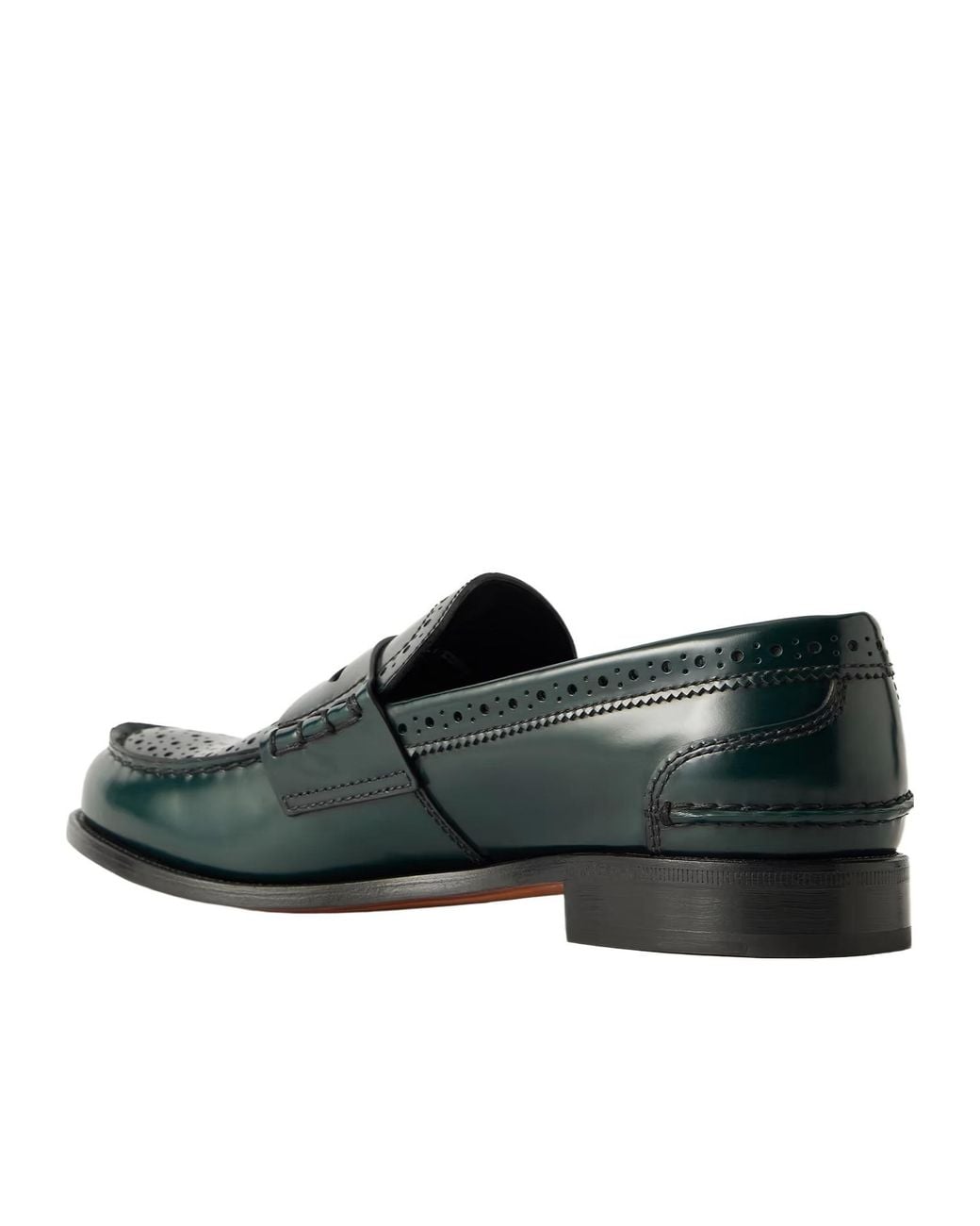 Church's Black Glossed-Leather Penny Loafers