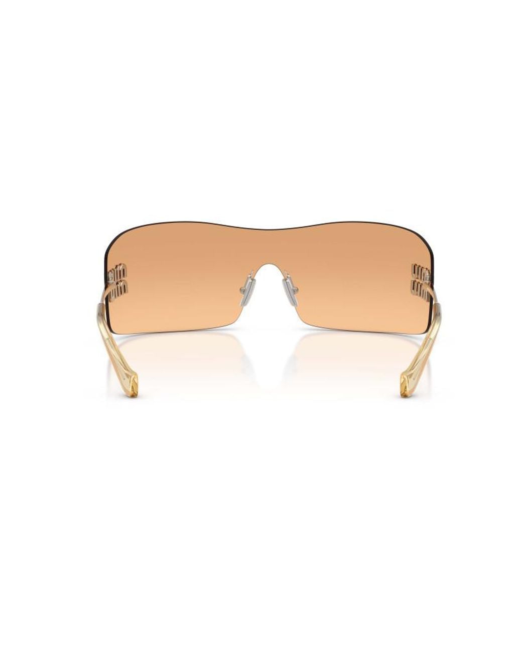 Miu Miu Pink Rimless Sunglasses
