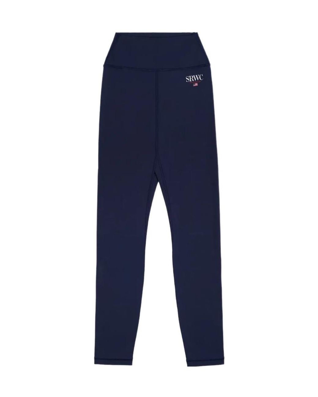 Sporty & Rich Blue Logo Print Performance Trousers