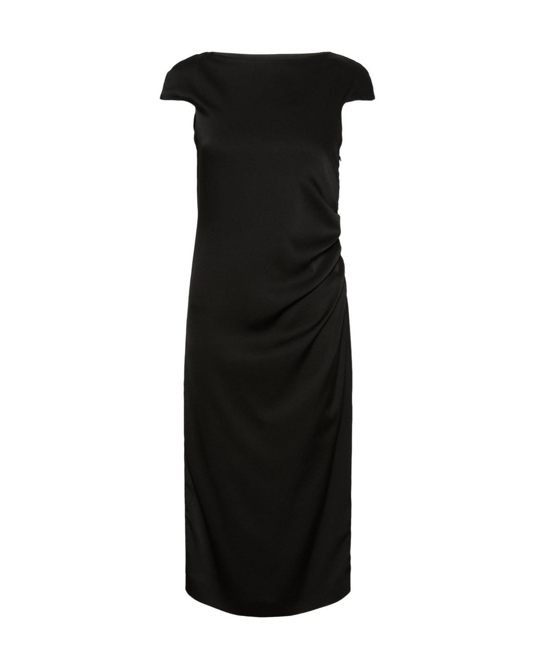 Max Mara Black Shiny Cady Dress