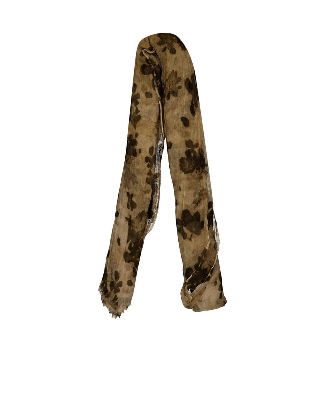 Uma Wang Natural Lightweight Sheer Woven Scarf