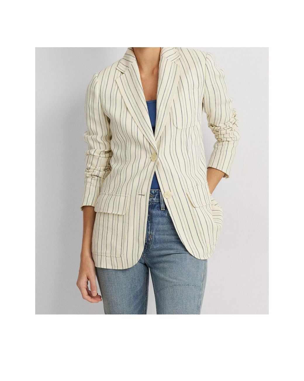 Ralph Lauren Natural Lawdro Blazer