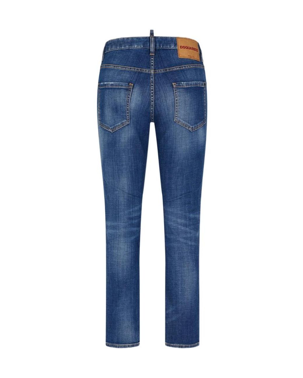 DSquared² Blue Slim Fit Medium Cool Girl Jeans