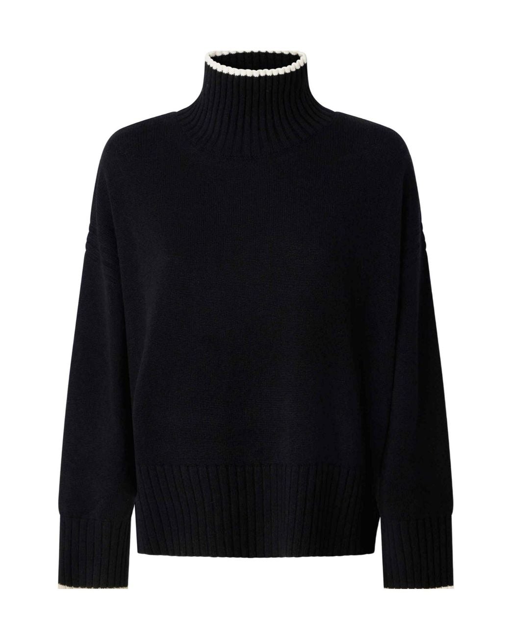 Pinko Black Turtleneck Jumper