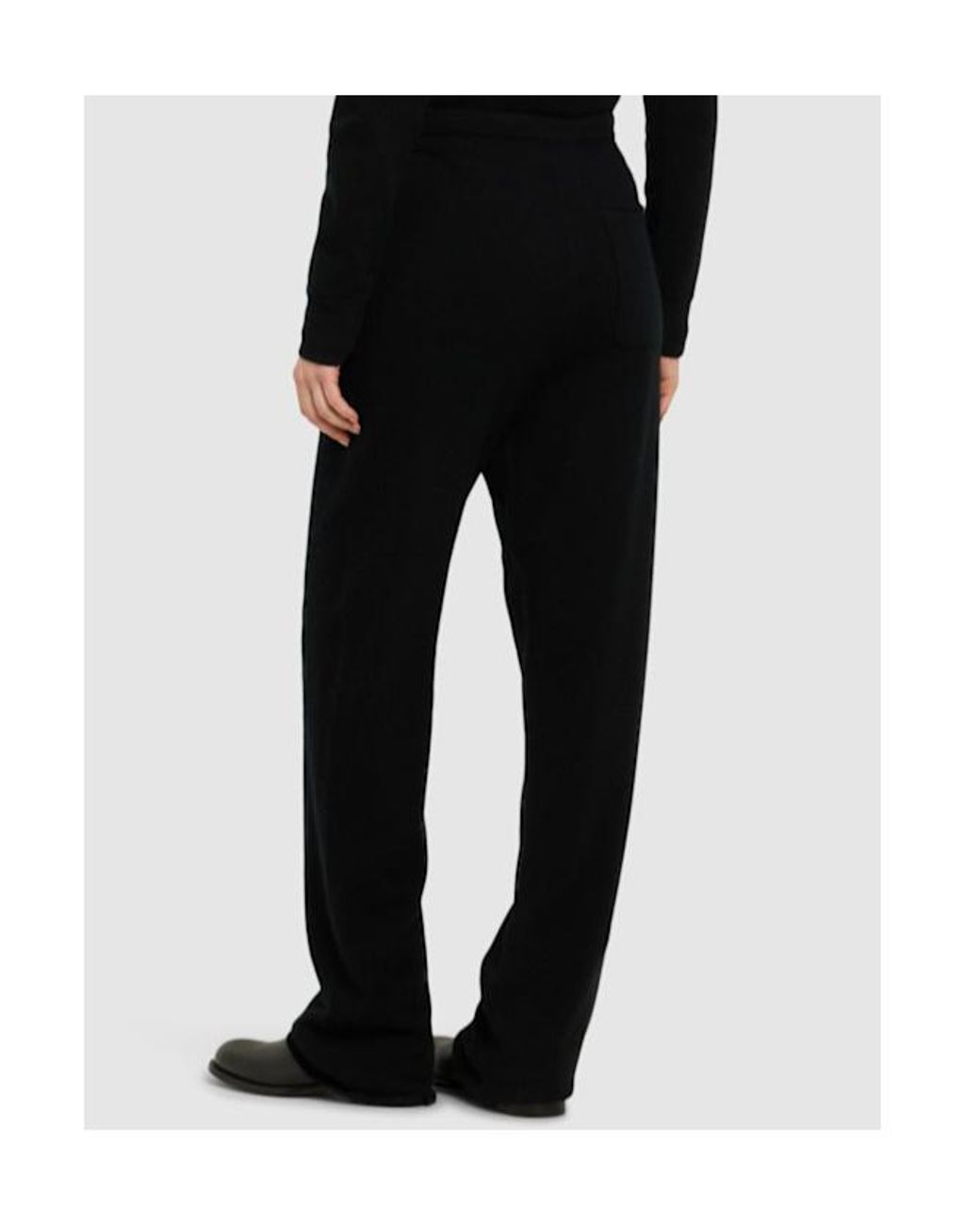 Extreme Cashmere Black Elastic Waist Casual Pants