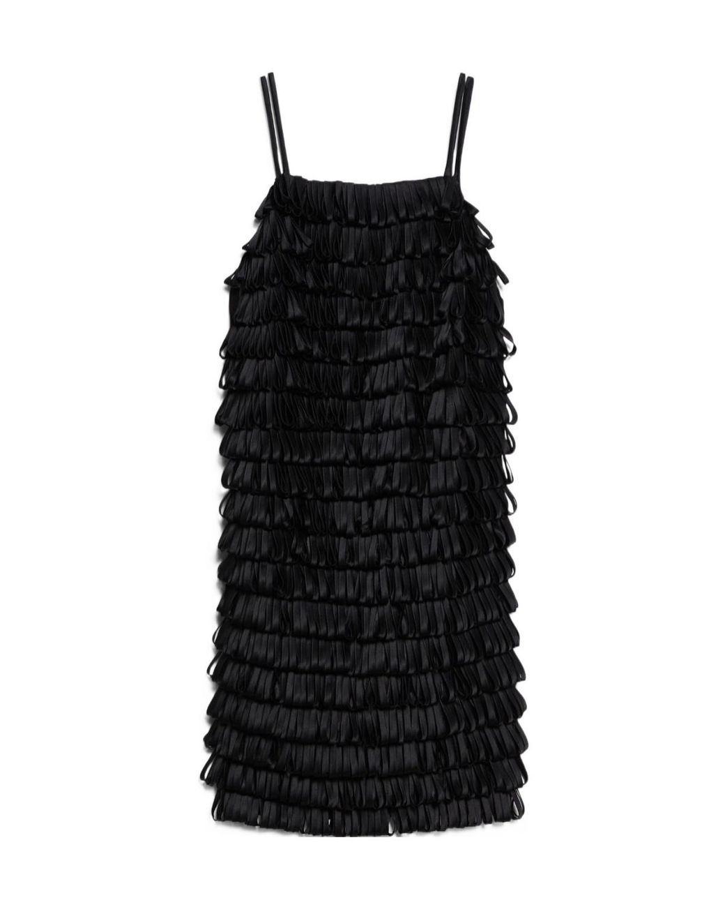 Max Mara Black Avola Stretch Cady Mini Dress