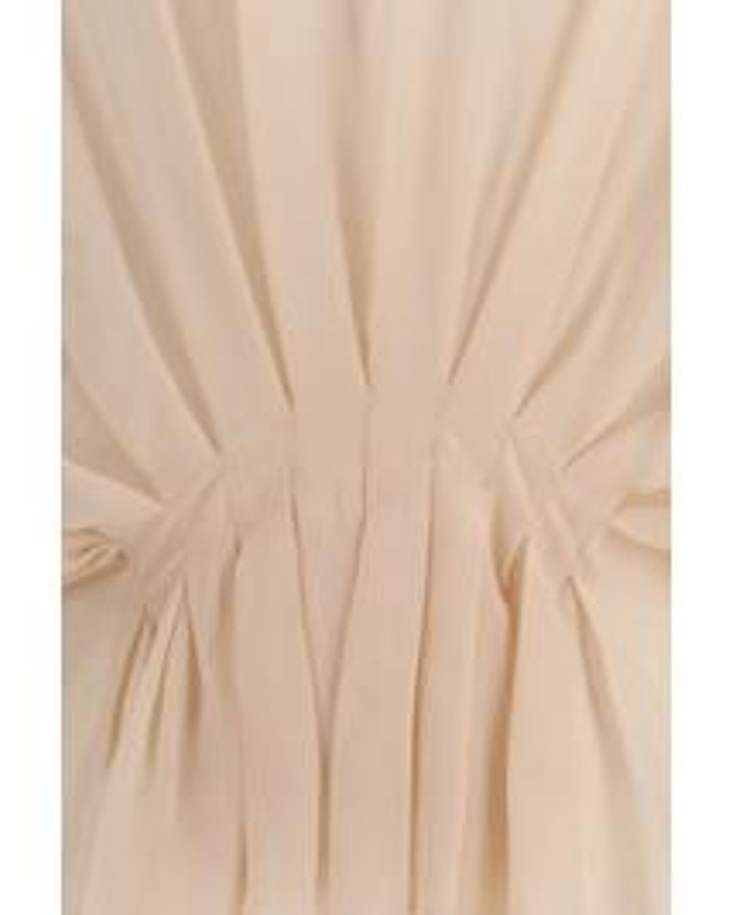 Max Mara Pink Buttoned Pleated Blouse
