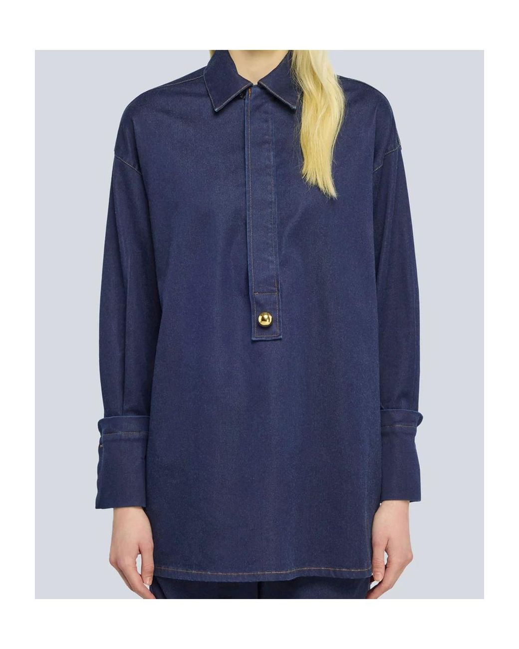 Semicouture Blue Shirt
