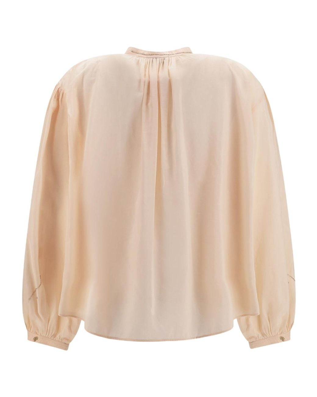 Forte_forte Natural Fleurs Dorient Embroidered Shirt