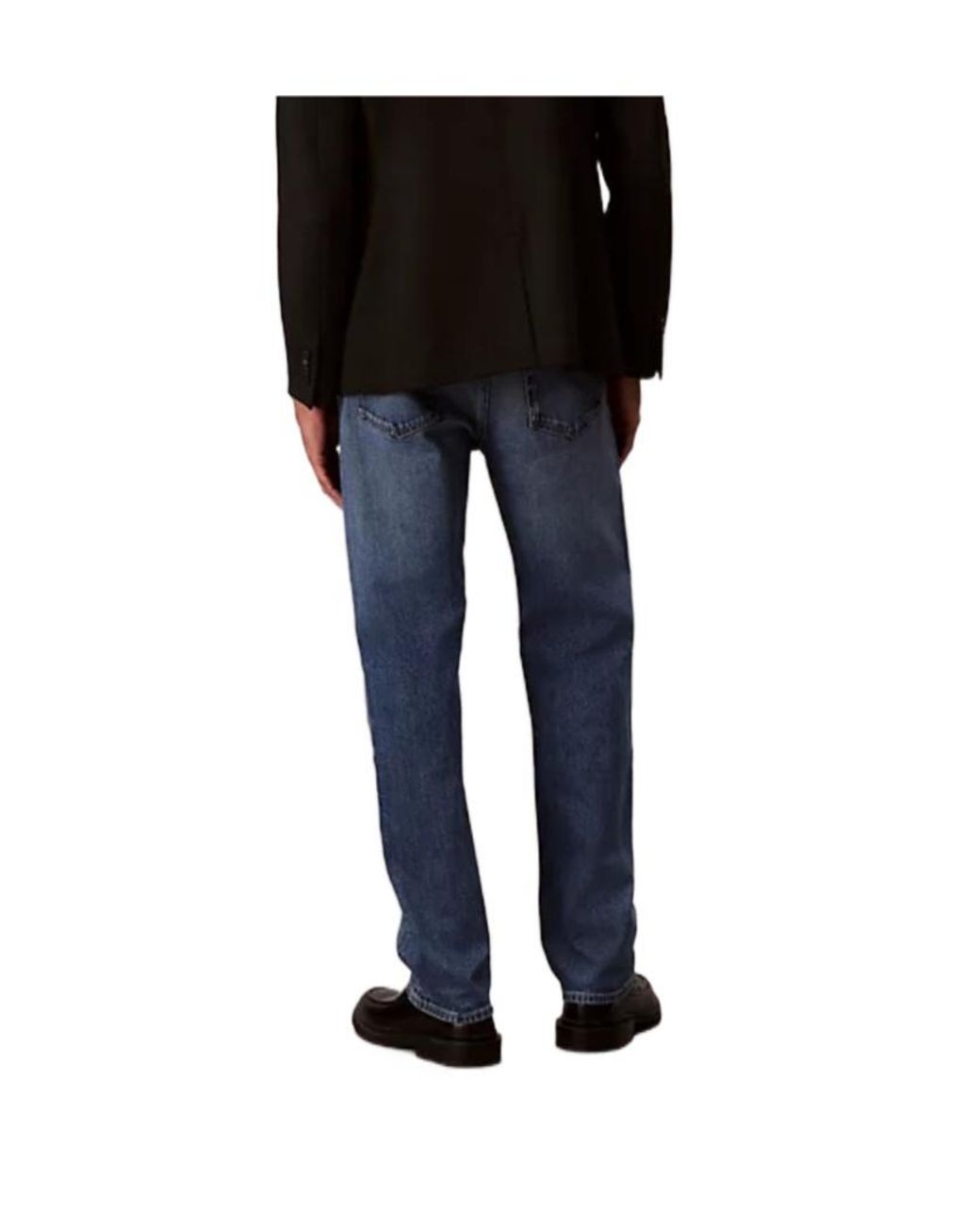 Calvin Klein Blue Standard Straight Jeans for men