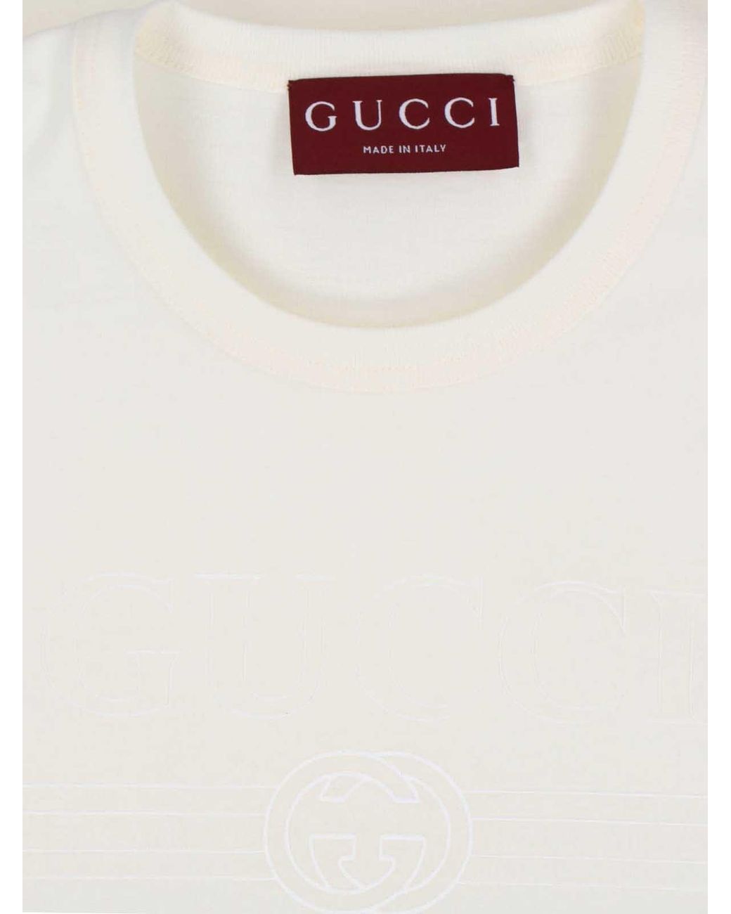 Gucci White Medium Jersey T-Shirt