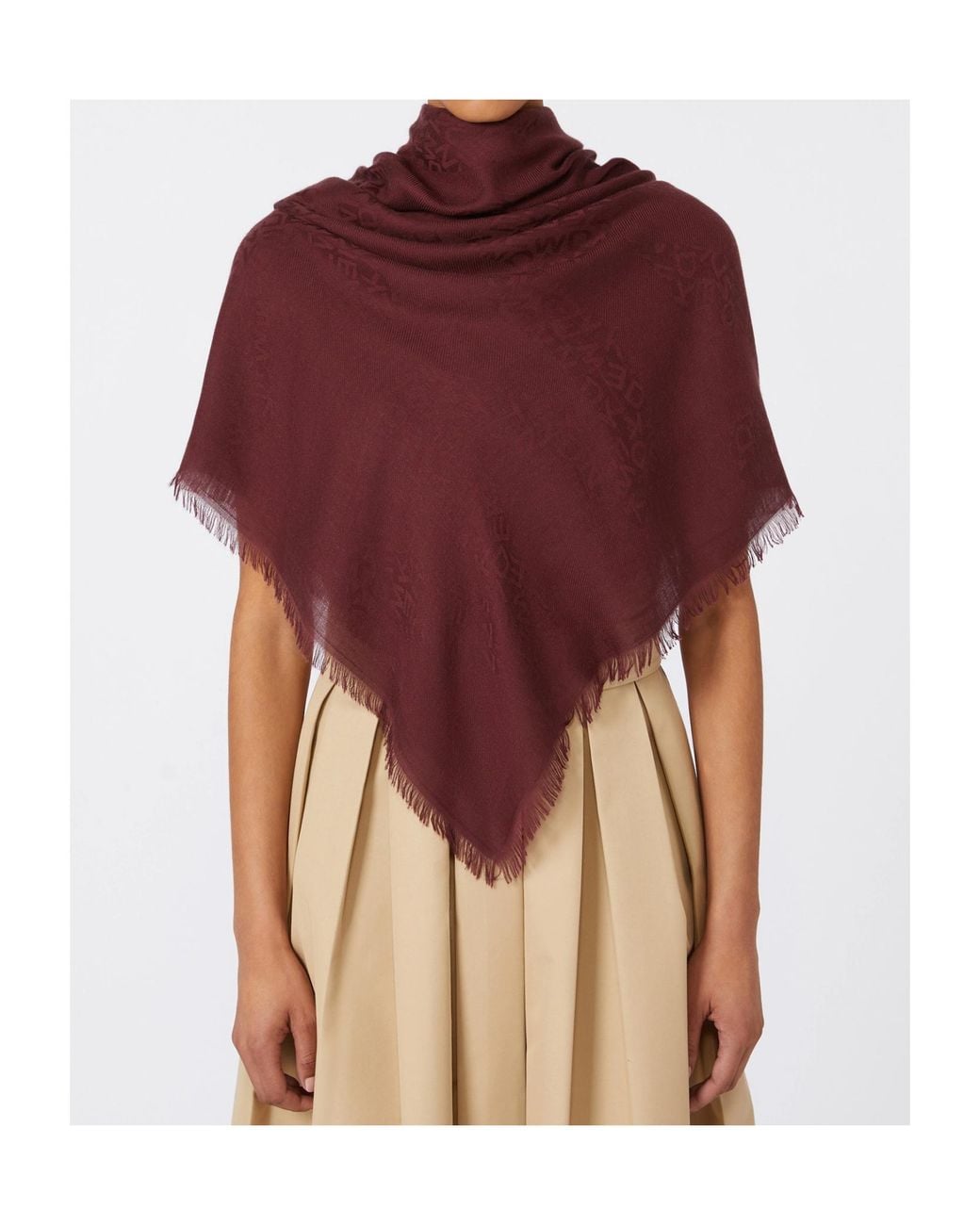 Weekend by Maxmara Red Square Shawl