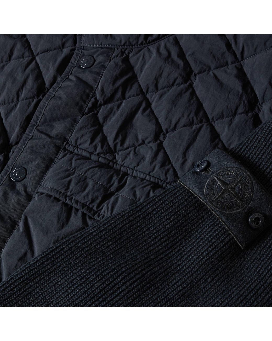 Stone Island Blue Collar Hybrid Jacket for men