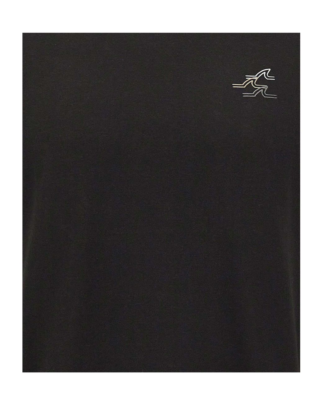 Paul & Shark Black Logo Crew-Neck T-Shirt for men