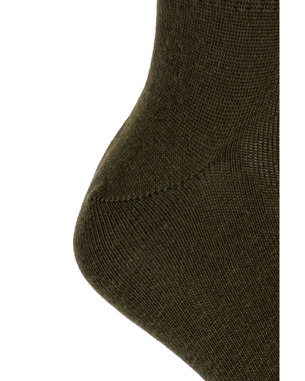 Dolce & Gabbana White Striped Logo Socks for men