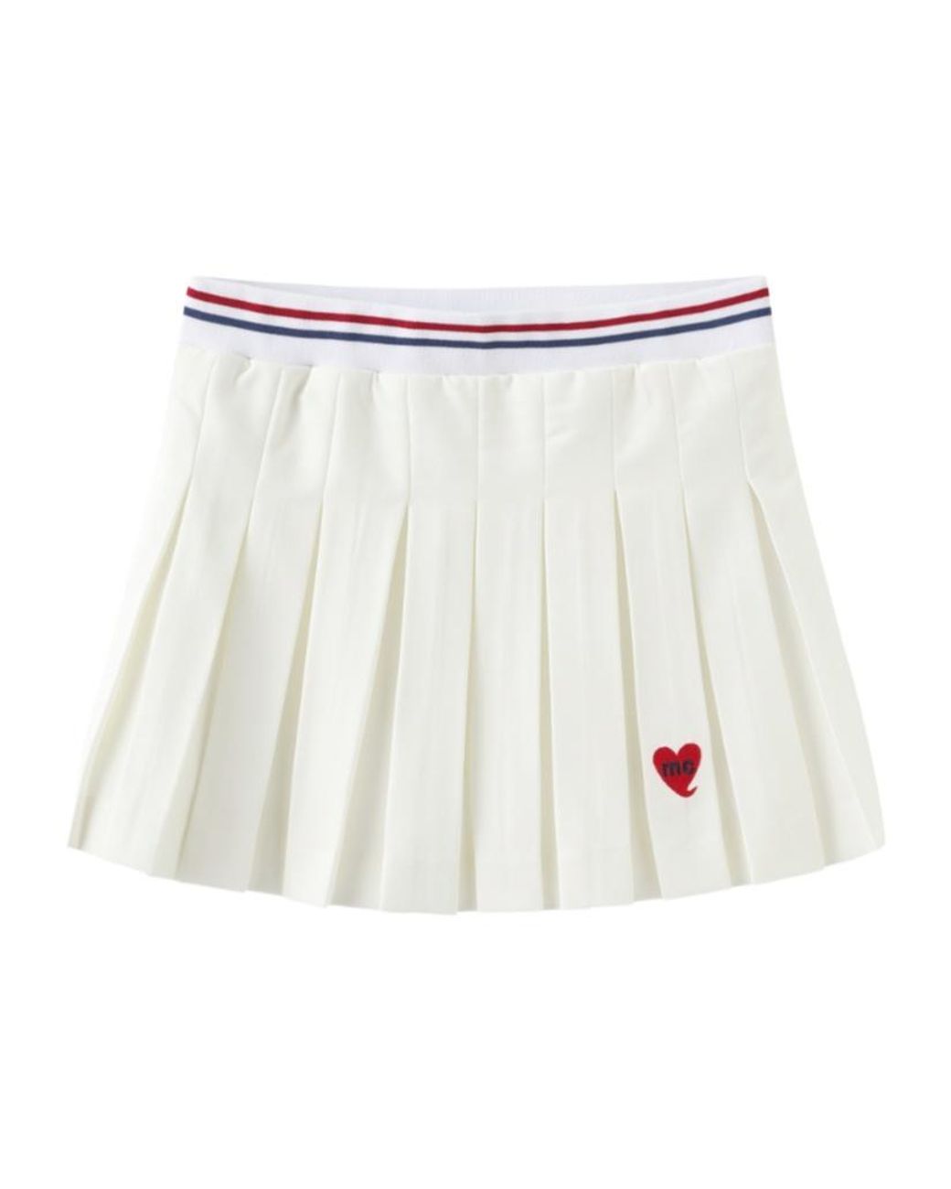 Marissa Chiara White Logo Skirt