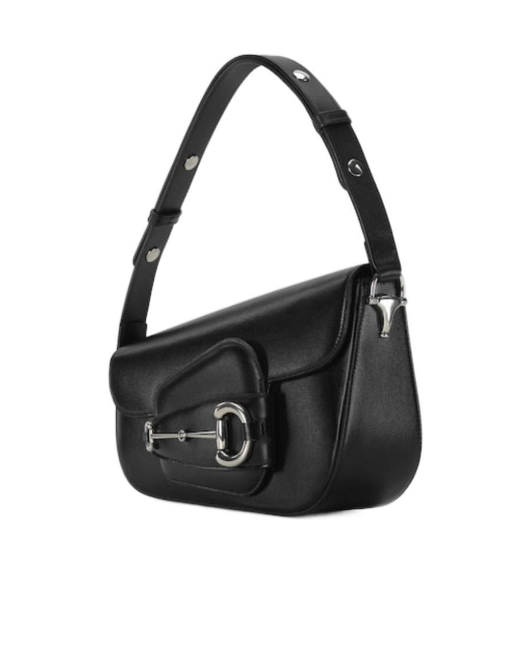 Gucci Black Horsebit 1955 Shoulder Bag for men