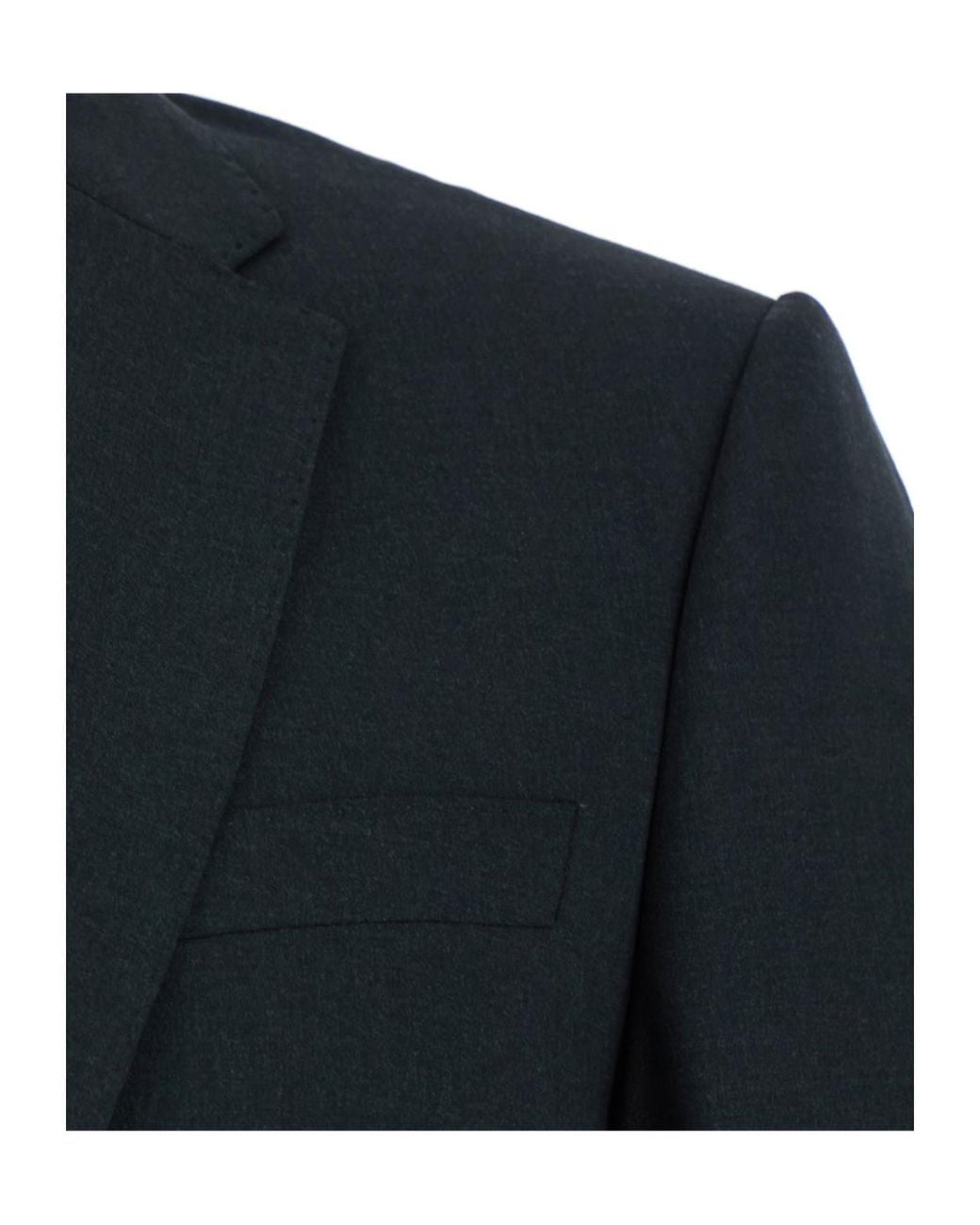 Emporio Armani Black Two-Piece Single-Breasted Suit for men