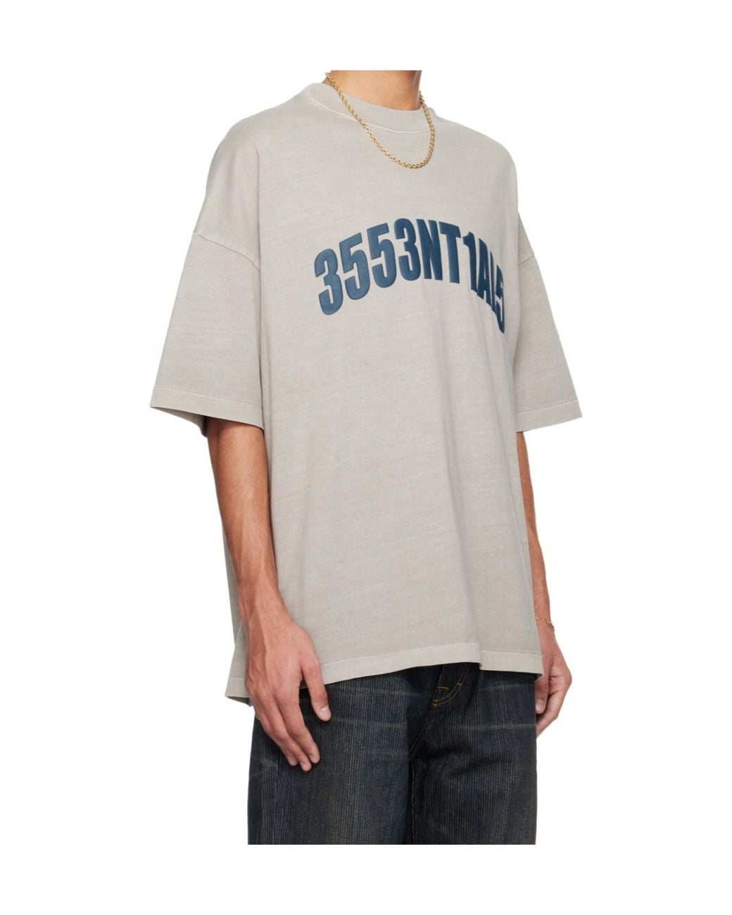 Fear Of God Gray New York 90S T-Shirt for men