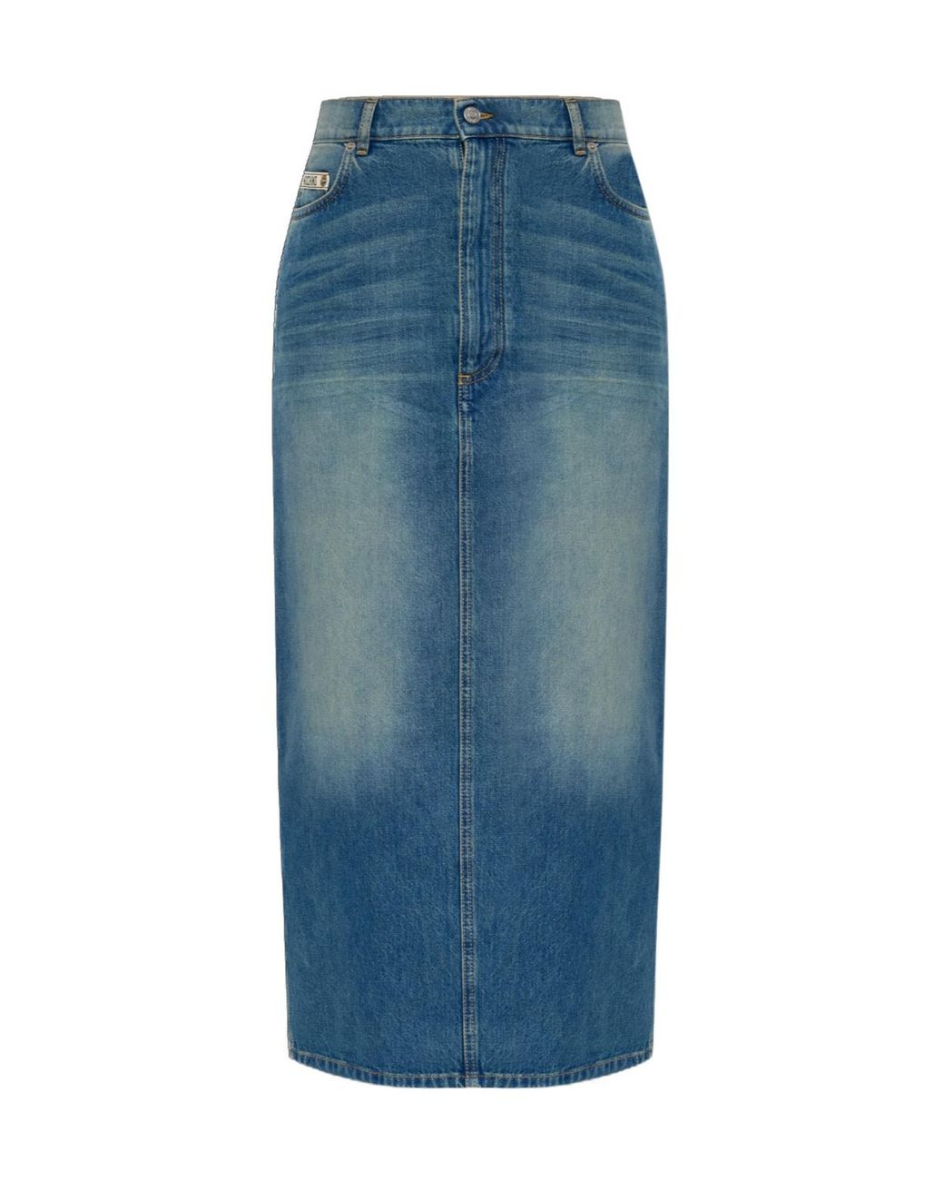 Moschino Blue Denim Skirt