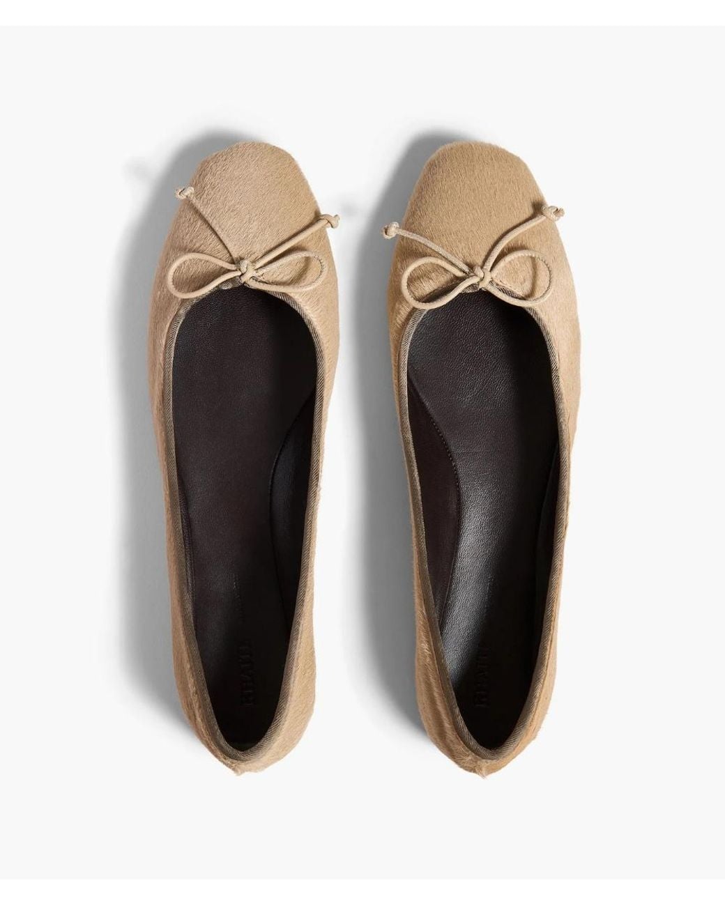 Khaite Natural Charlotte Ballet Flats
