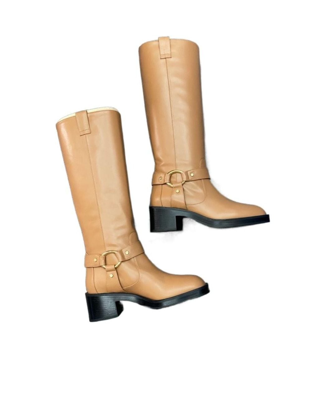 Stuart Weitzman White High-Heeled Short Boots