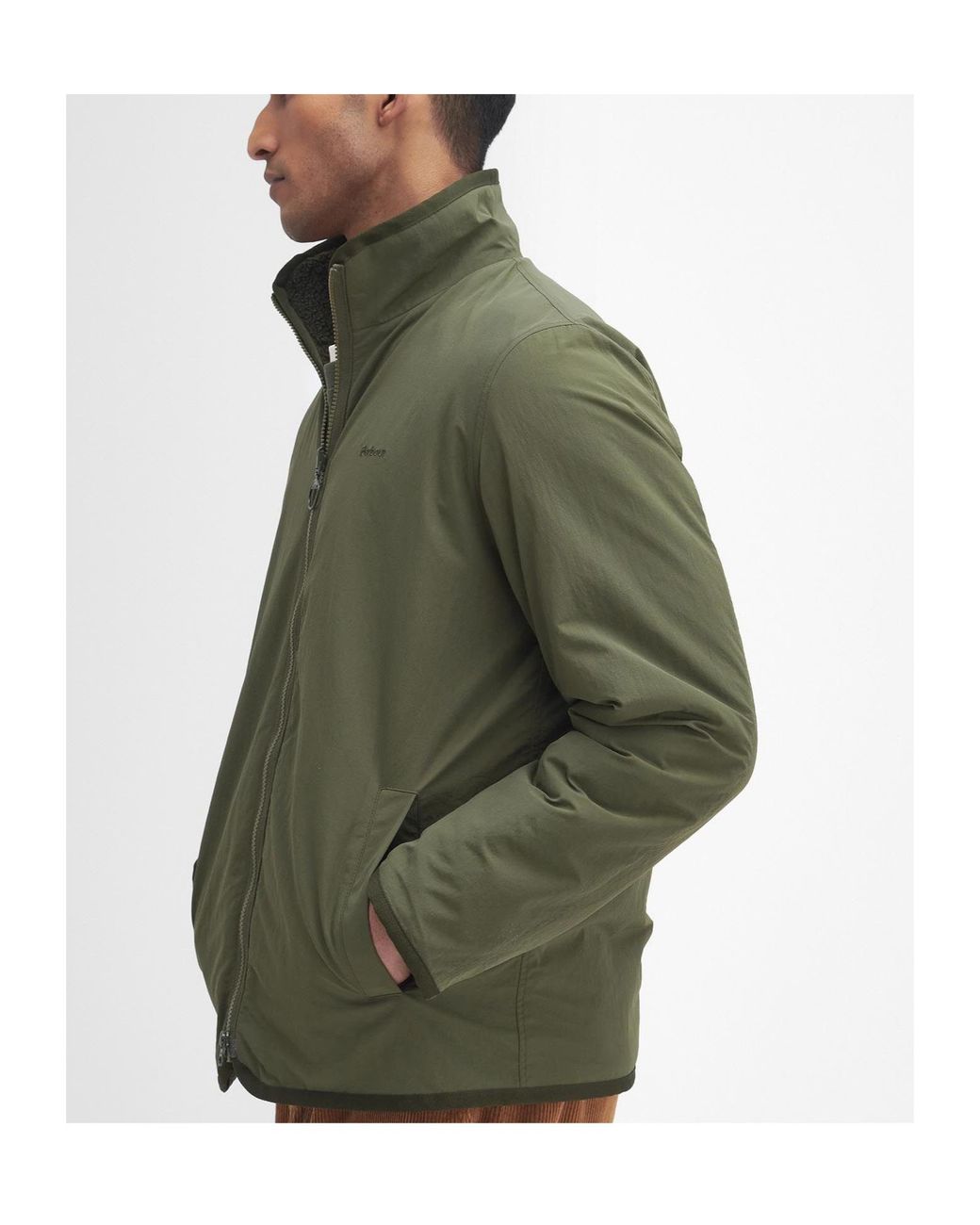 Barbour Green Double-Sided Casual Jacket for men
