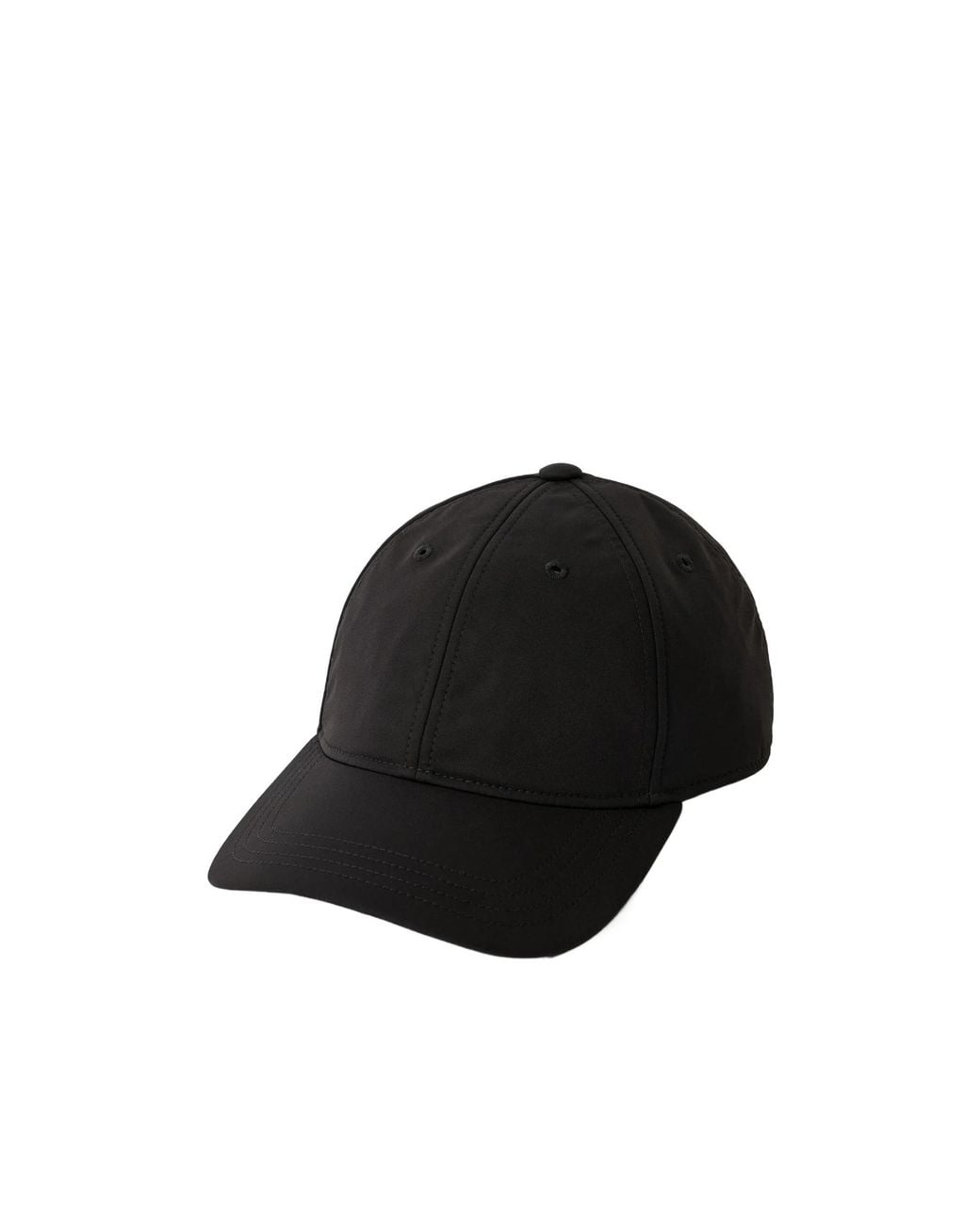Our Legacy Black Muted Scuba Wide Curved Brim Baseball Cap for men