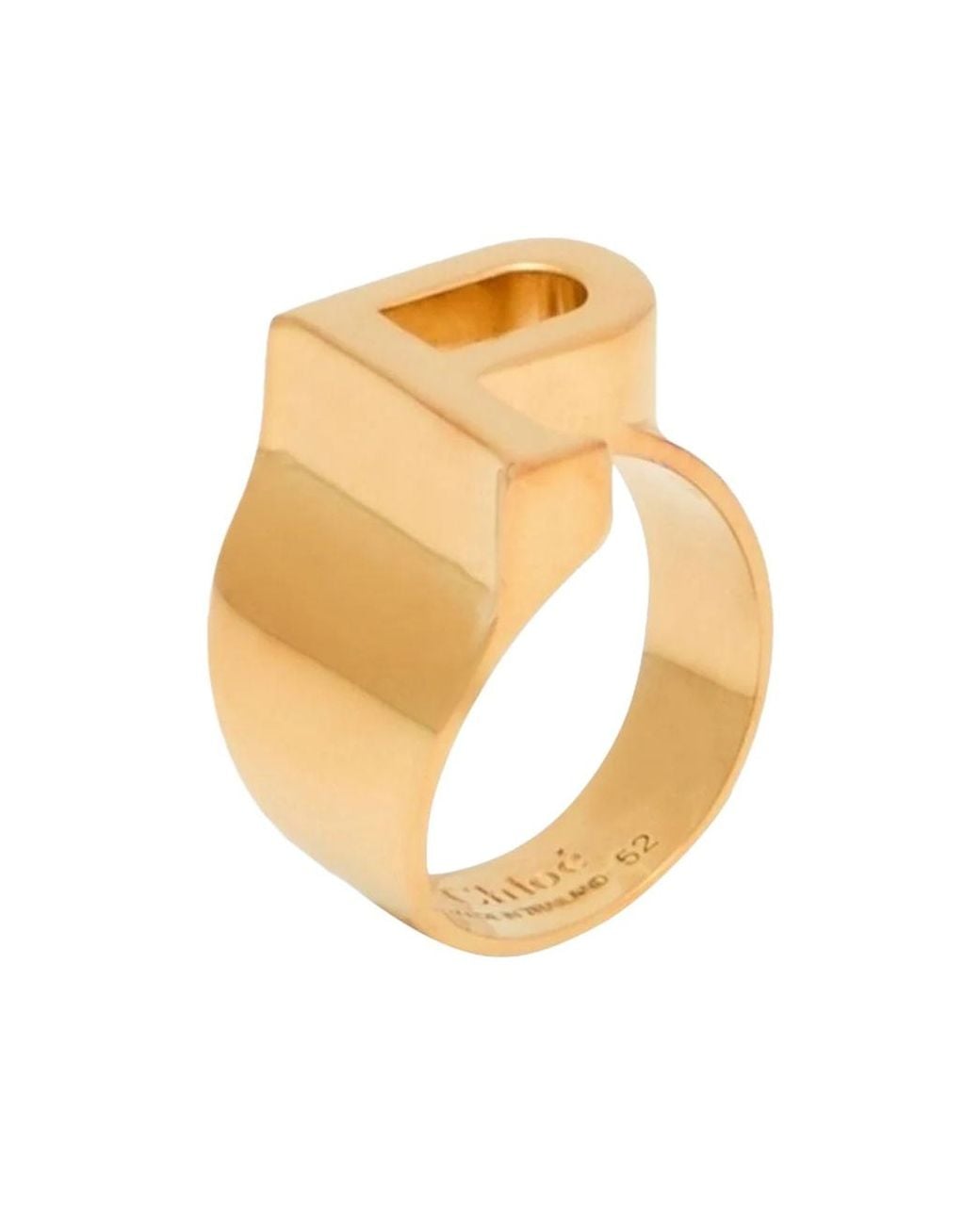 Chloé Metallic Simple Metal Ring