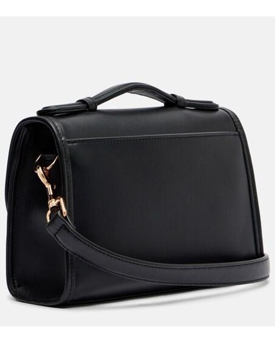 Gabriela Hearst Black Leonora Small Leather Crossbody Bag
