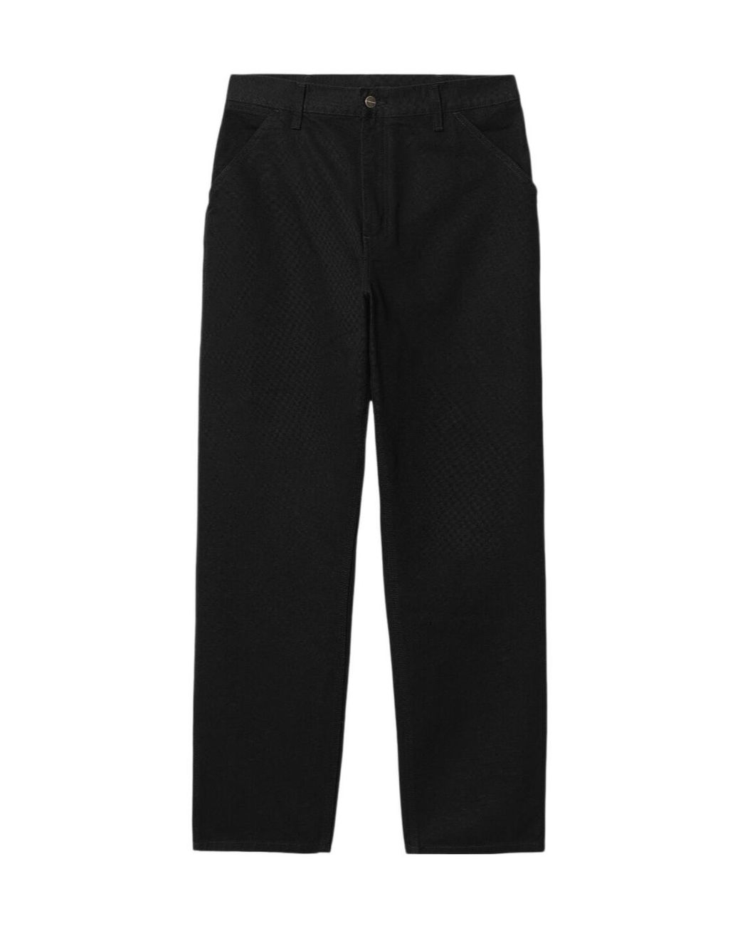 Carhartt Black Belt Ring Denim Trousers for men