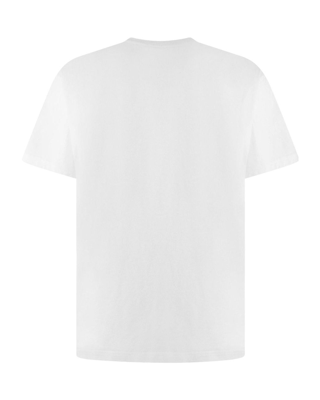 Givenchy White Crew-Neck Short-Sleeve T-Shirt for men
