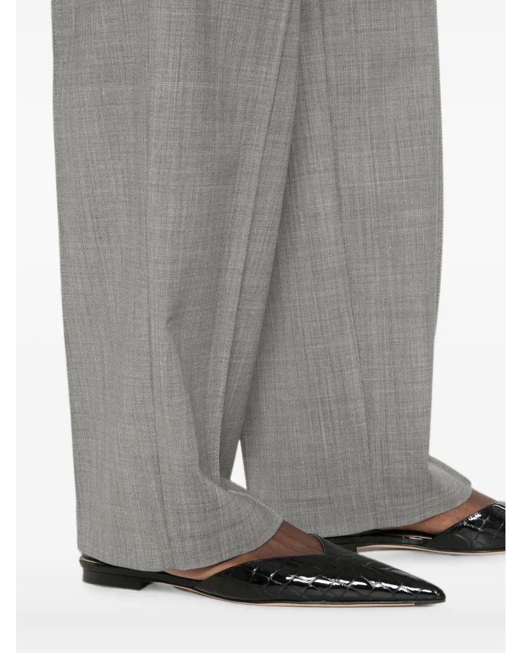 Fabiana Filippi Gray Gubbio Trousers