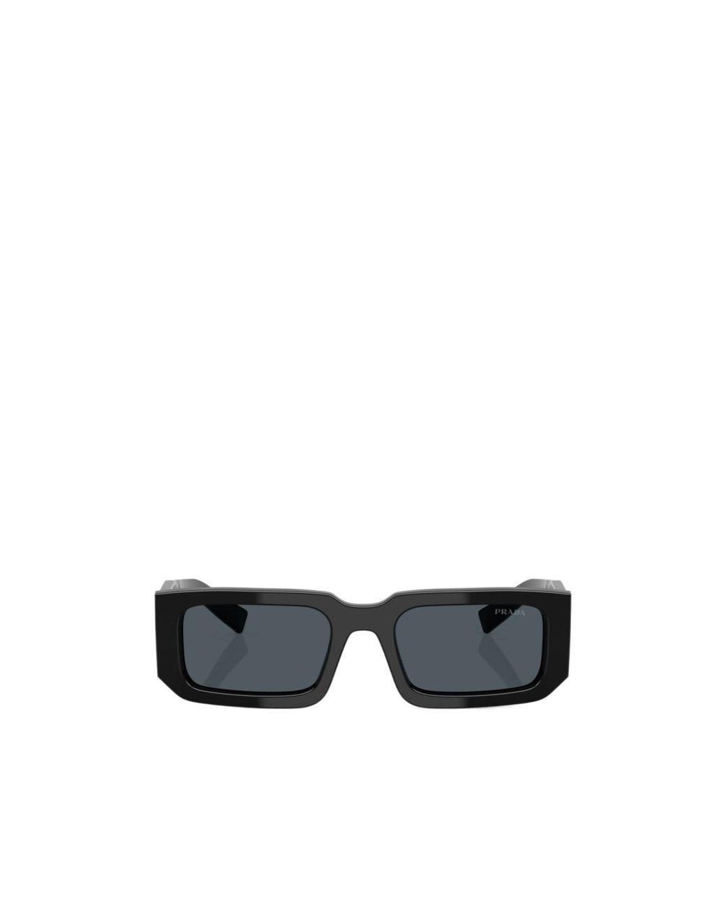 Prada Black Eyewear Rectangular Frame Sunglasses for men