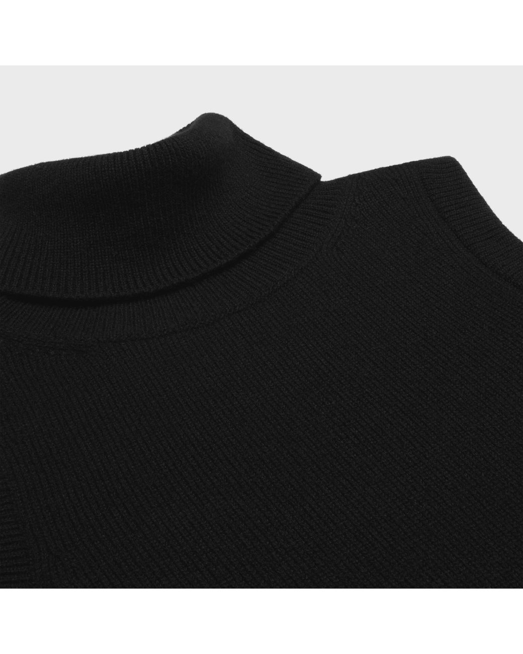 Céline Black Turtleneck Sweater