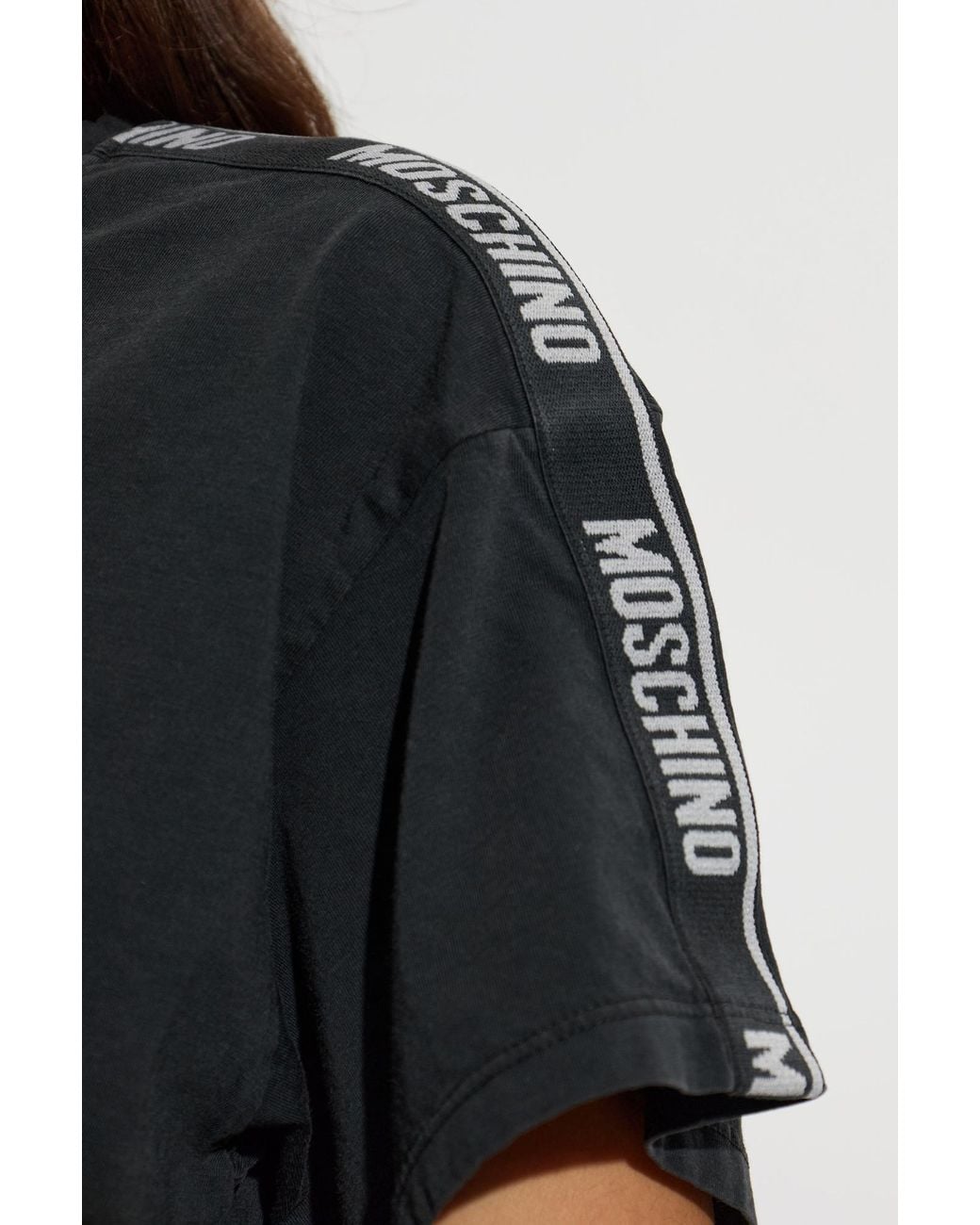 Moschino Black Short Sleeve Crewneck T-Shirt