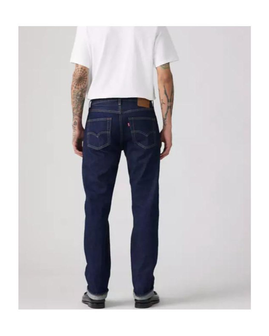 Levi's Blue 501 Straight-Leg Jeans for men