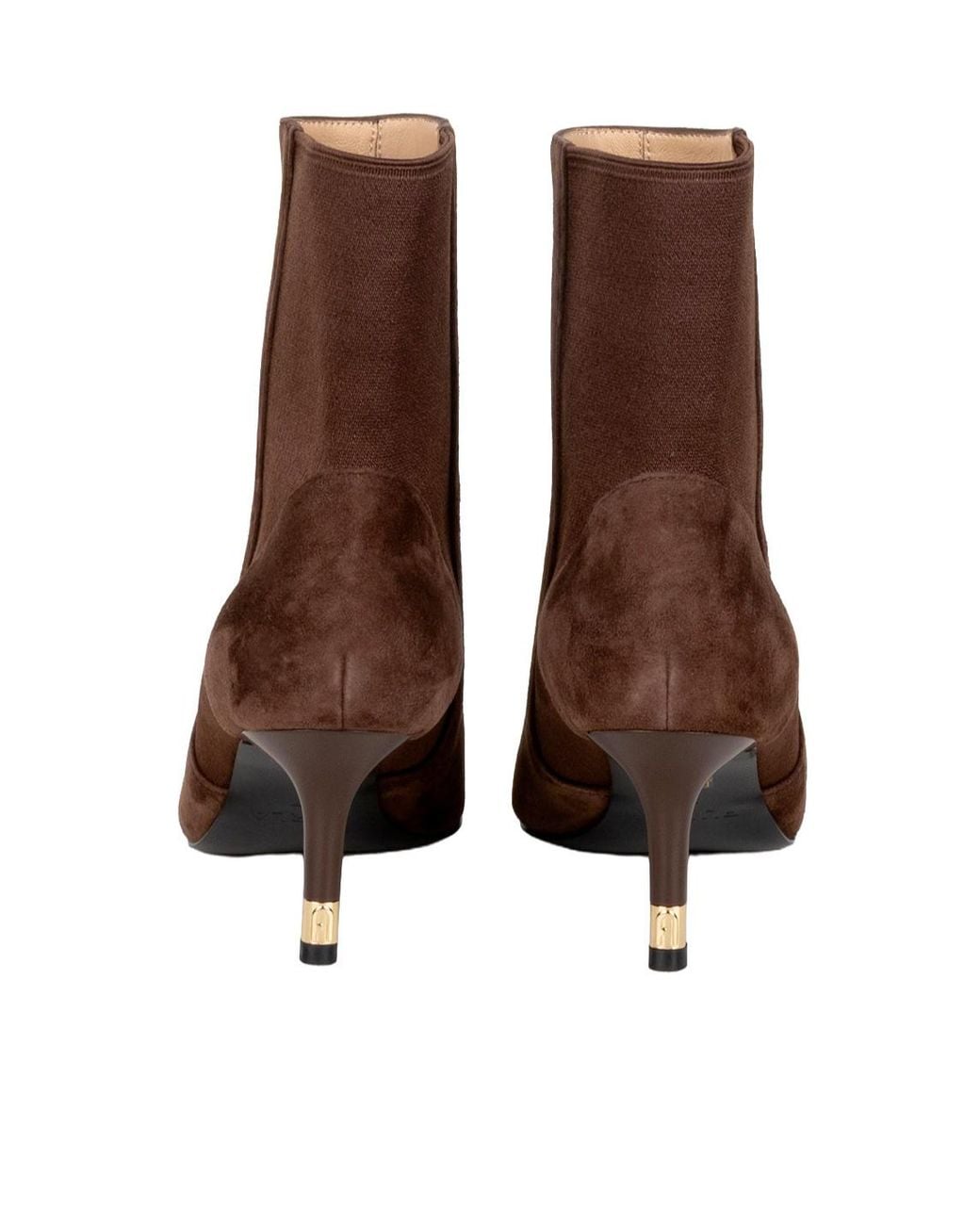 Furla Brown Aria Suede Ankle Boots